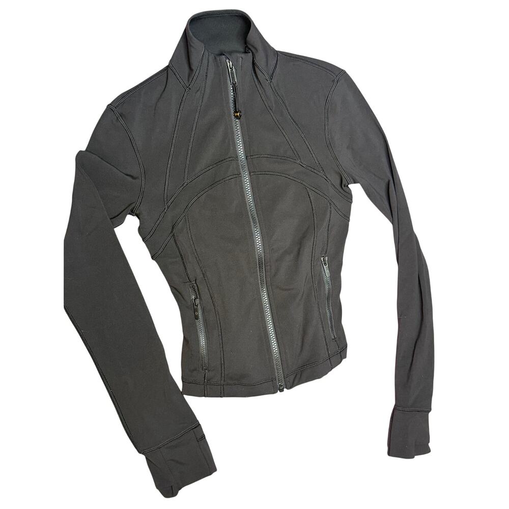 Lululemon Black Define Nulu Jacket Size 0 - Picture 4 of 5